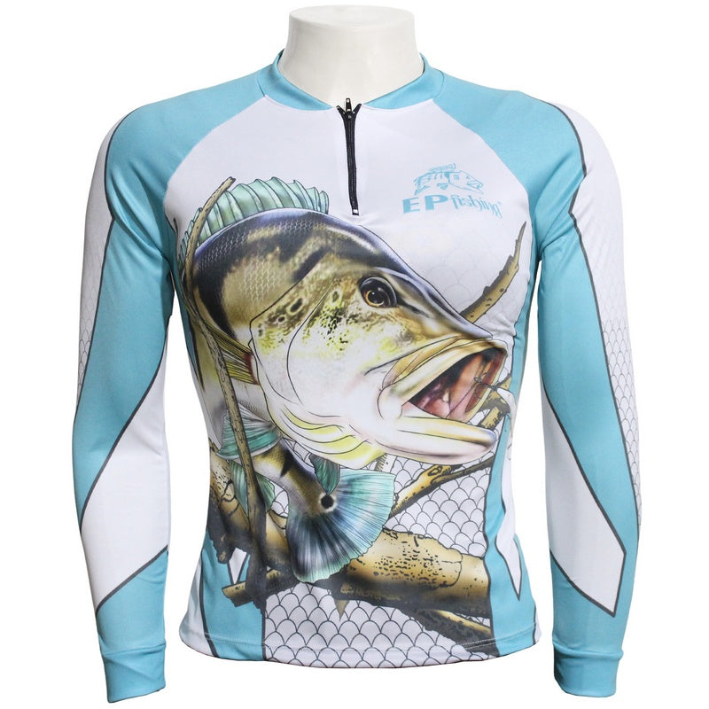Camiseta de Pesca EP Fishing II Feminina Tucuna Azul (+50UV)