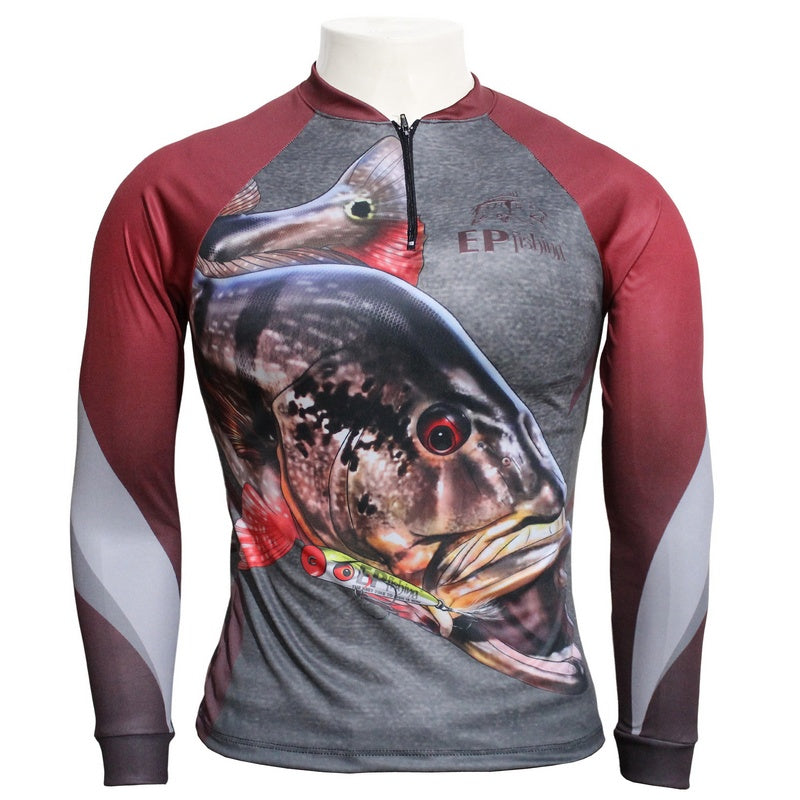 Camiseta de Pesca EP Fishing II Feminina Tucuna Paca (+50UV)