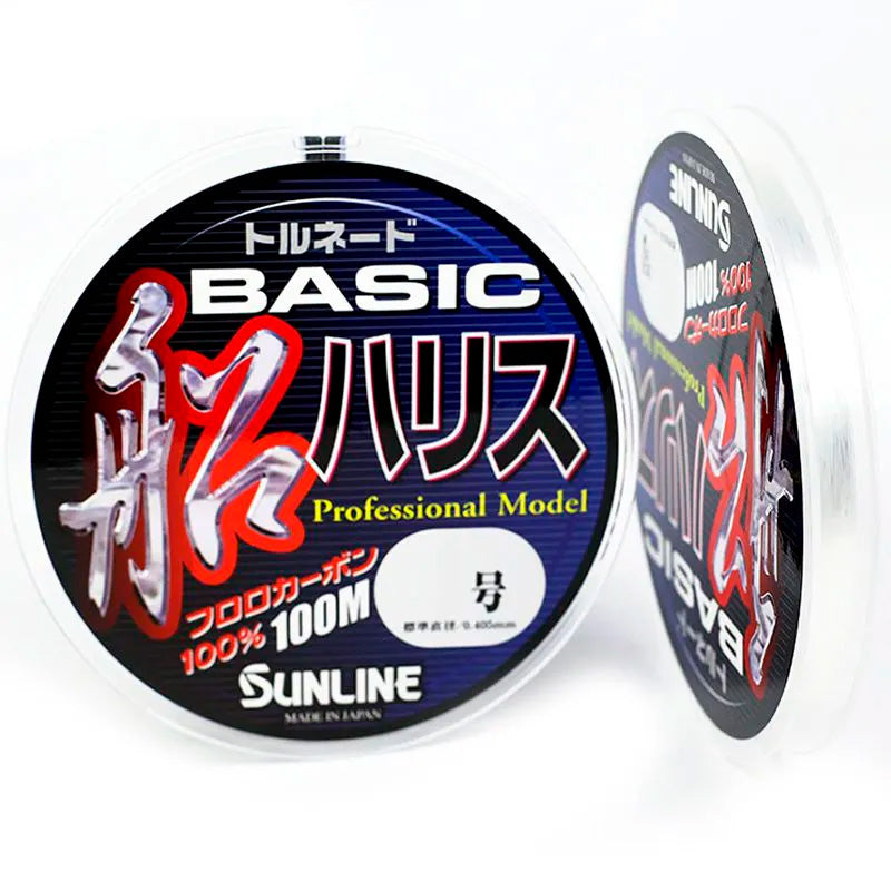 Linha Fluorocarbon Sunline Basic Harisu 3.5 17lb (0,31mm-100m)