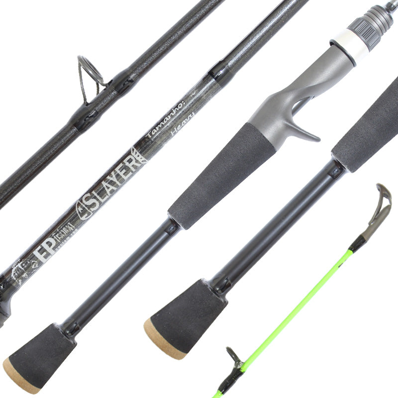 Vara EP Fishing Slayer Artesanal para Pesca de Piapara (Rodadinha/Batidinha)