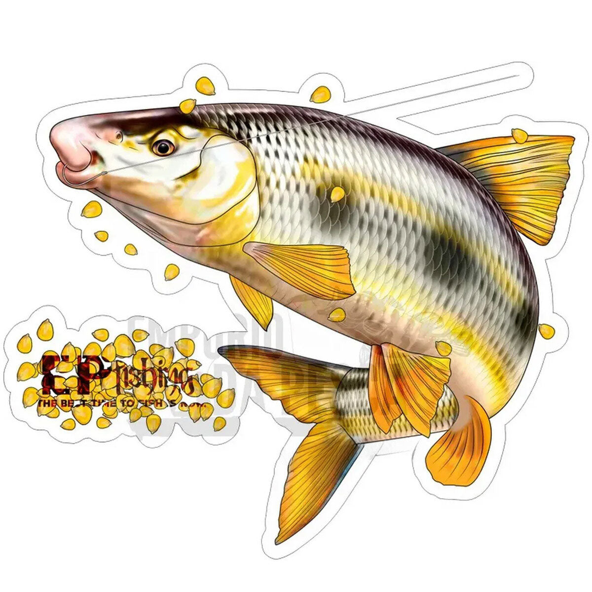 Adesivo Peixes EP Fishing Grande (aproximadamente 50x36cm)