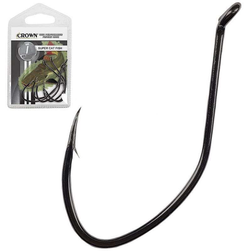 Anzol Crown Super Cat Fish Black 10/0 (05un)