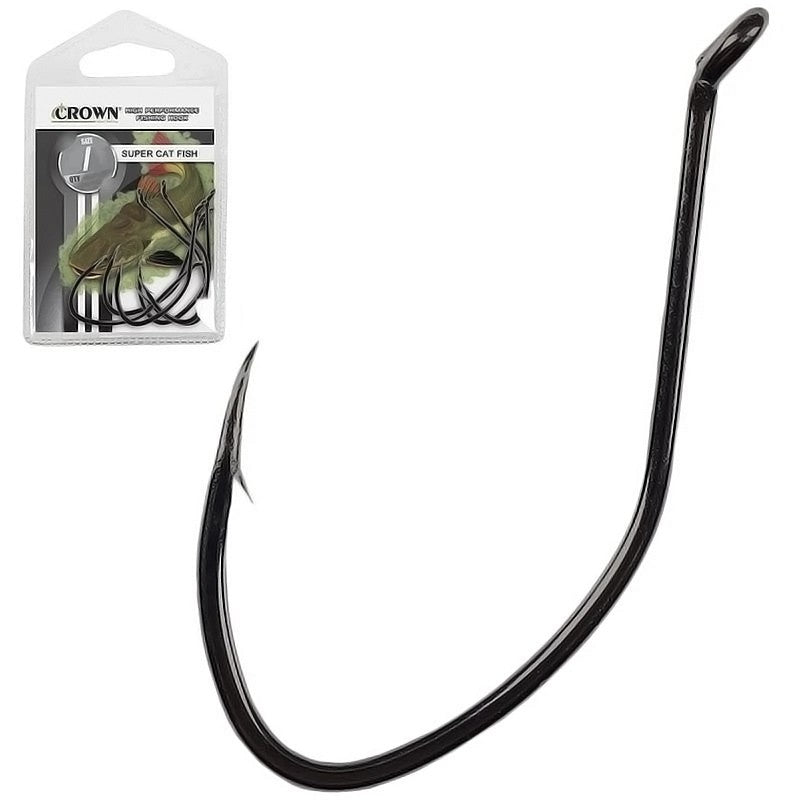 Anzol Crown Super Cat Fish Black 4/0 (05un)