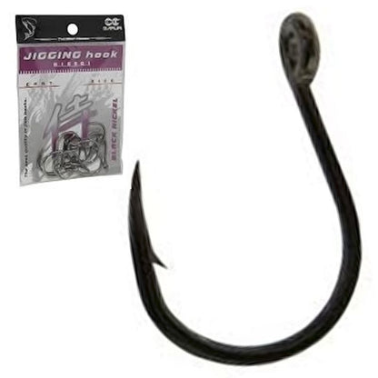 Anzol Maruri Jigging Hook Black 2/0 (10un)
