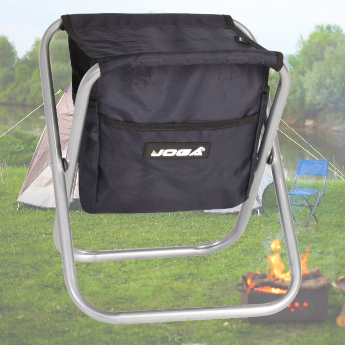Banqueta de Pesca Joga c/ Bolsa Azul