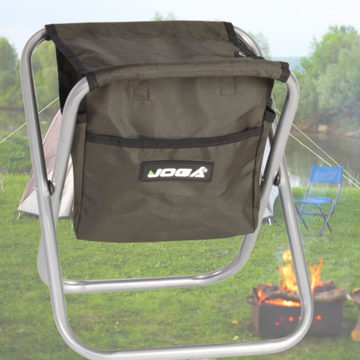 Banqueta de Pesca Joga c/ Bolsa Verde