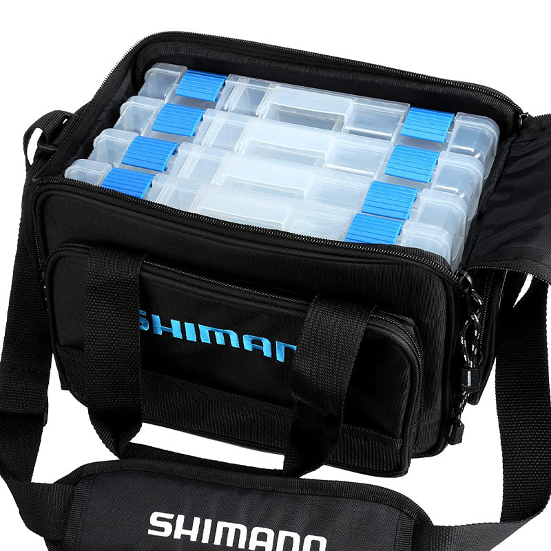 Bolsa de Pesca Shimano Baltica G com 4 estojos (22x23x43cm)