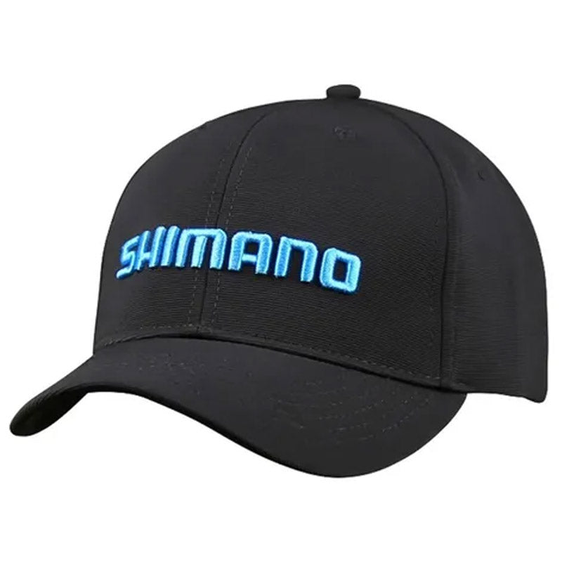 Boné Shimano 1802 (Preto com Azul Ciano)