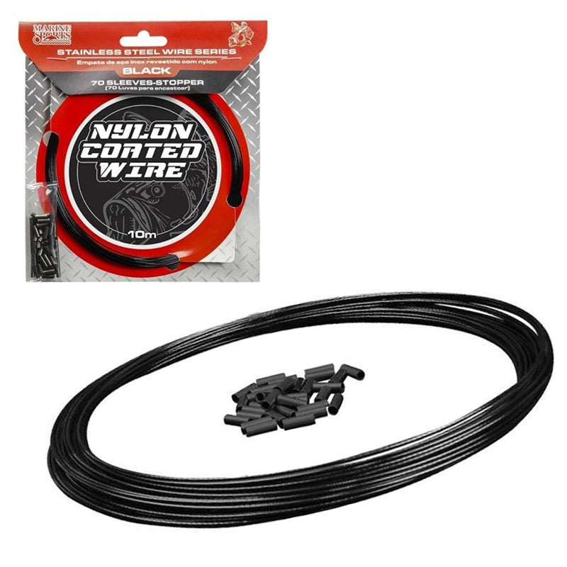 Cabo de Aço Marine Sports Black 75lb (10m)
