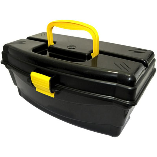Caixa Hi Preto com 1 Bandeja (29x16x13cm)