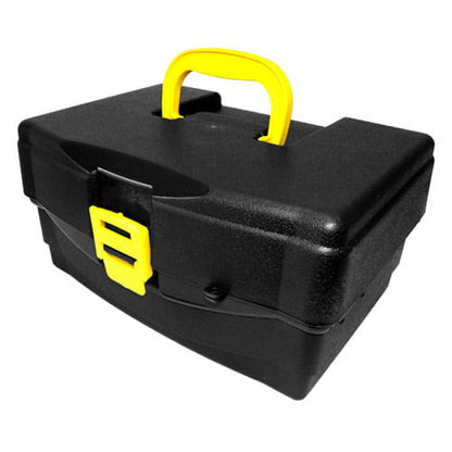 Caixa Hi Preto com 4 Bandejas (34x23x16,5cm)