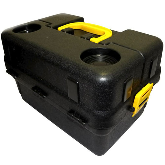 Caixa Hi Preto com 6 Bandejas  (35x24x22cm)
