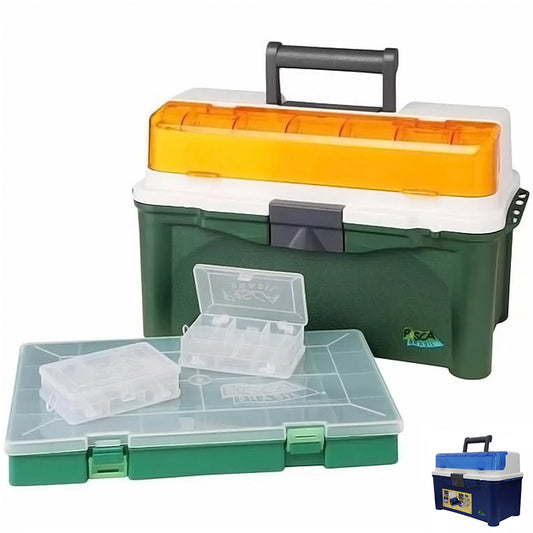 Caixa Pesca Brasil Box 007 (Com estojos, 45x25x29cm)