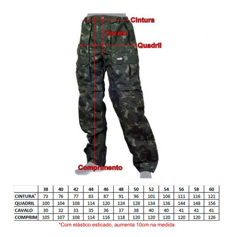 Calça Bermuda MTK Amazon Rajado Cinza (Tam. Especial)