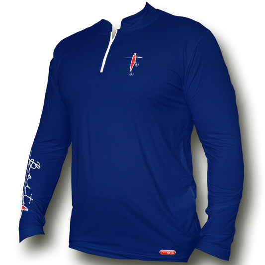 Camiseta de Pesca Bait Icy Marinho (FPS 50+)