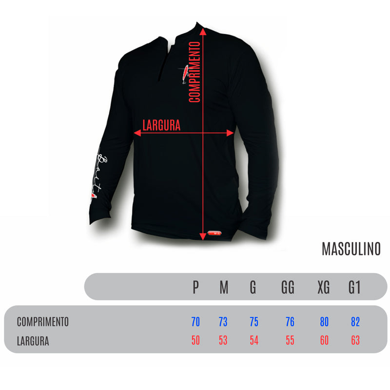 Camiseta de Pesca Bait Icy Marinho (FPS 50+)