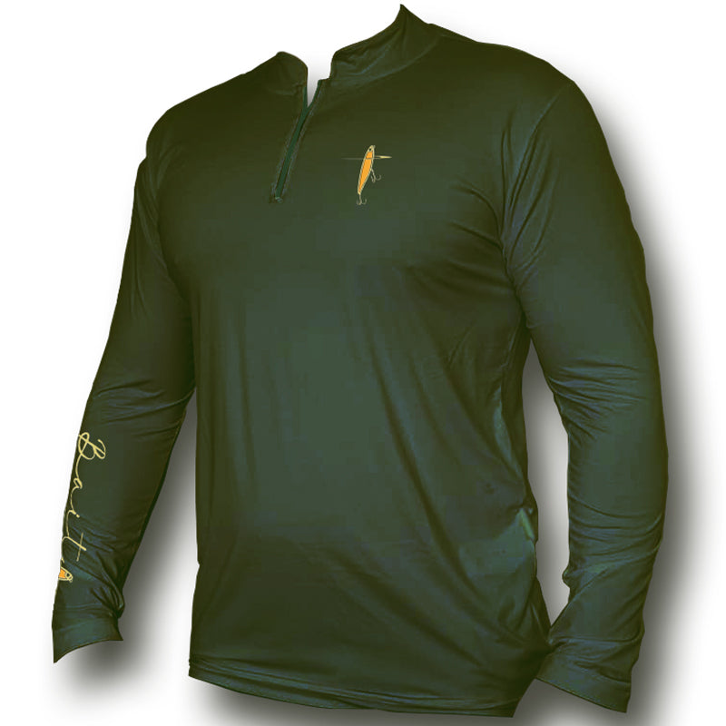 Camiseta de Pesca Bait Icy Musgo (FPS 50+)