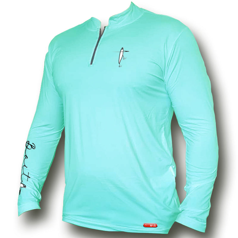 Camiseta de Pesca Bait Icy Verde Flats (FPS 50+)
