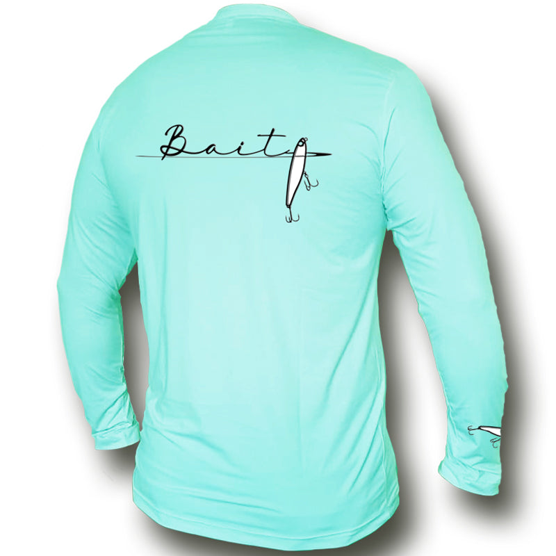 Camiseta de Pesca Bait Icy Verde Flats (FPS 50+)
