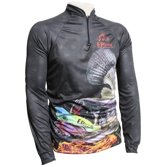 Camiseta de Pesca EP Fishing II Traira Zara (Tamanho Especial, +50UV)