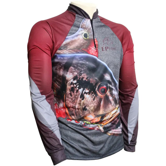 Camiseta de Pesca EP Fishing II Tucuna Paca (Tamanho Especial, +50UV)