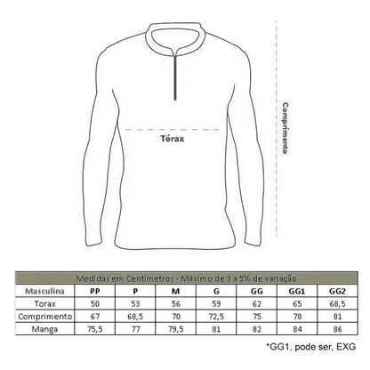 Camiseta de Pesca EP Fishing Basic Laranja com Cinza (+50UV)