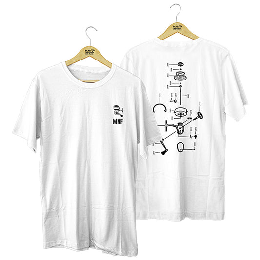 Camiseta Mar Negro Casual Paoli 2022