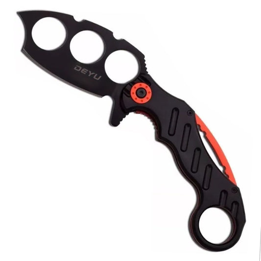 Canivete Deyu  Tático com Soco Inglês C863 (22cm)