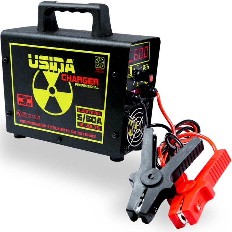 Carregador de Baterias Inteligente Usina Charger Such 1260BV 12v (60a)