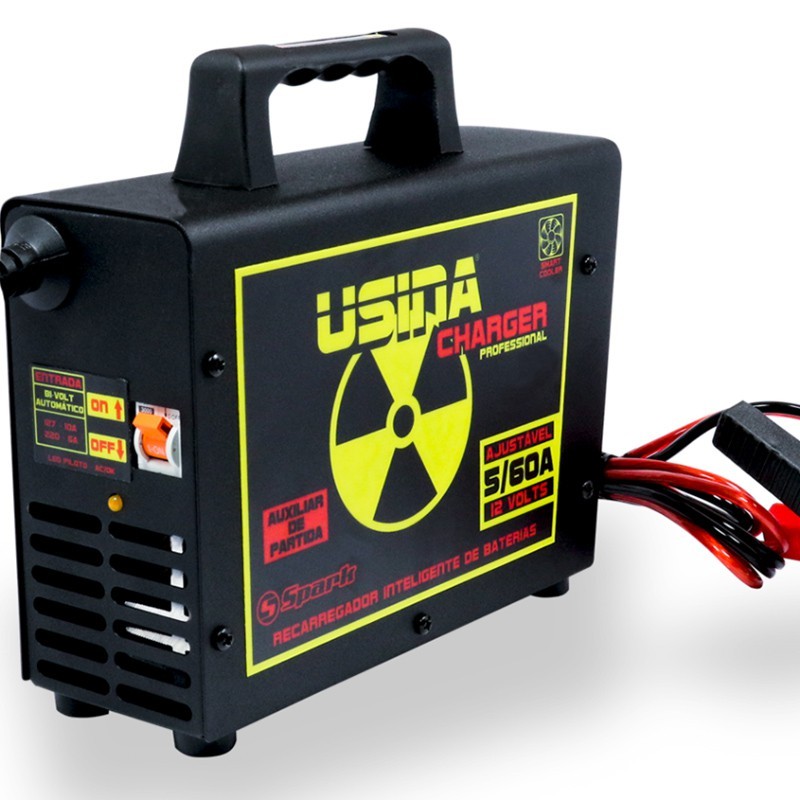 Carregador de Baterias Inteligente Usina Charger Such 1260BV 12v (60a)