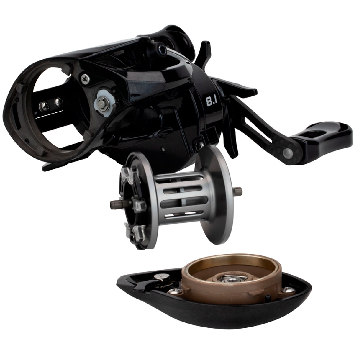 Carretilha Saint Vizel Air (Drag 5.5kg, Rec. 8.1:1, 11 Rol.)