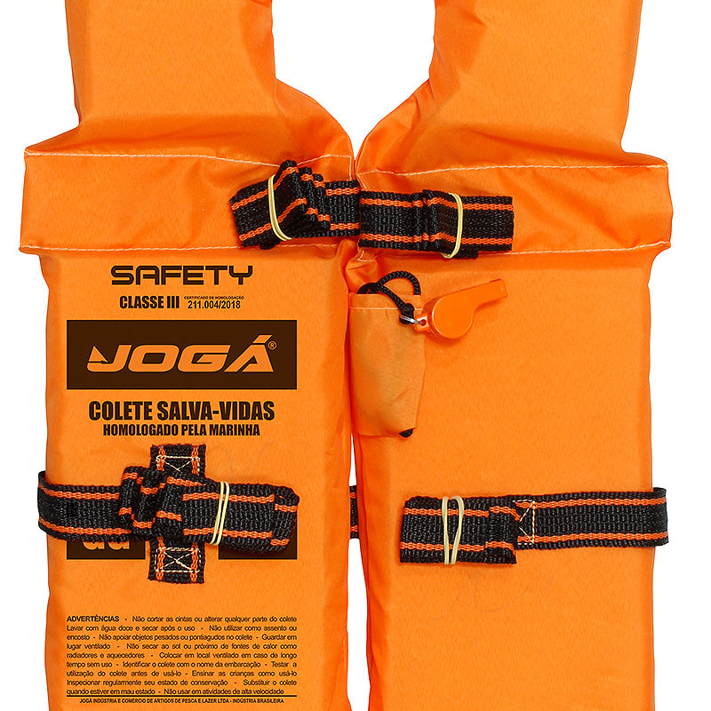 Colete Salva Vidas Jogá C3 Safety G (55 até 110 kg, Homologado)