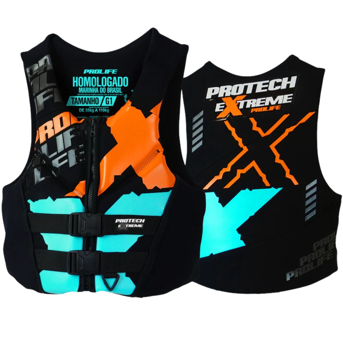 Colete Salva Vidas ProLife Protech Extreme Homologado - Atlantis