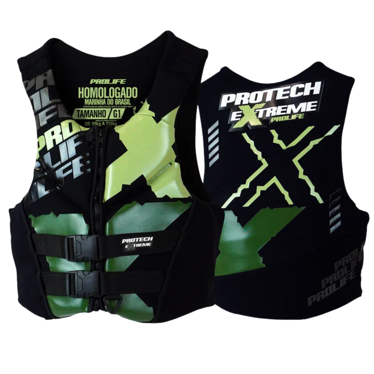 Colete Salva Vidas ProLife Protech Extreme Homologado - Selva