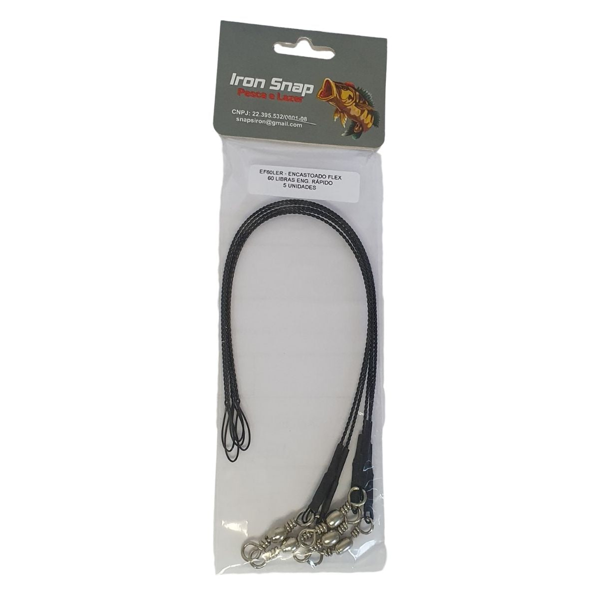 Encastoado Flex com Engate Rápido 60lb Iron Snap