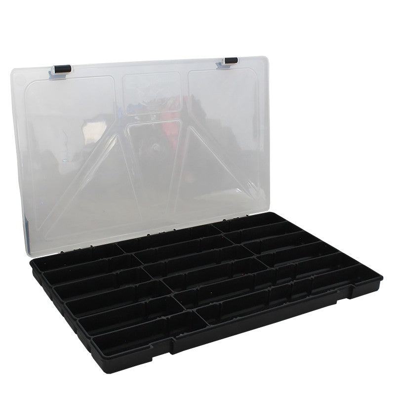 Estojo de Pesca EP Fishing Preto (22 Divisórias)
