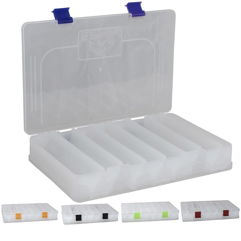 Estojo para Iscas EP Fishing Duplo Transparente (16 divisórias)