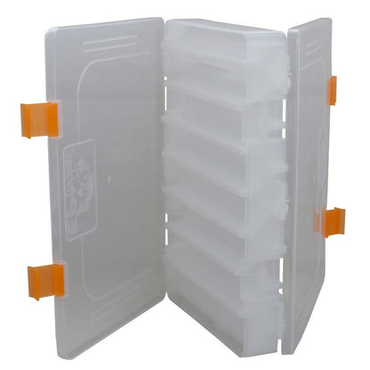 Estojo para Iscas EP Fishing Duplo Transparente (16 divisórias)