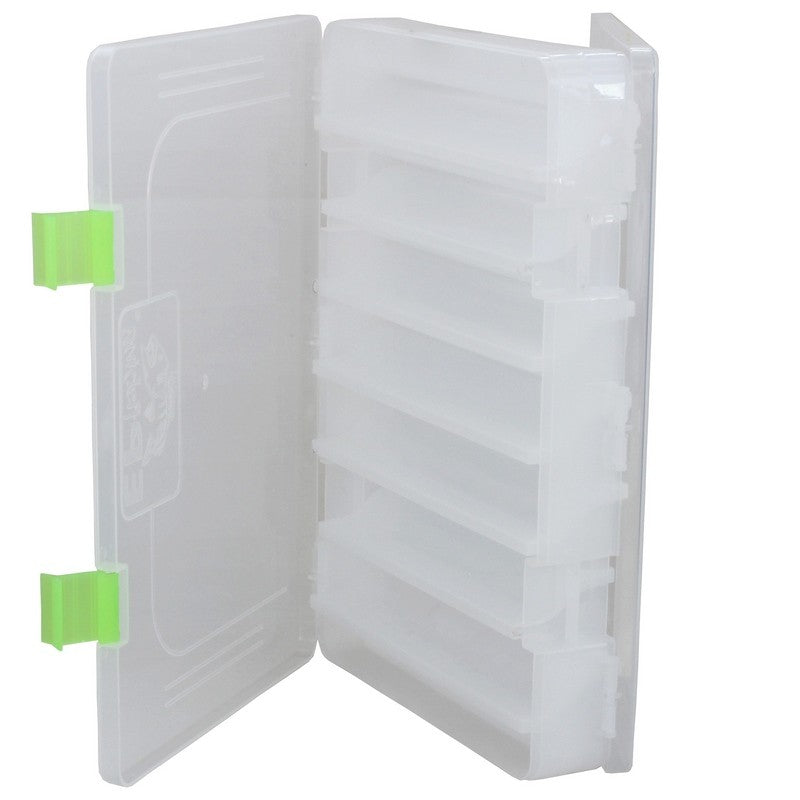 Estojo para Iscas EP Fishing Duplo Transparente (16 divisórias)