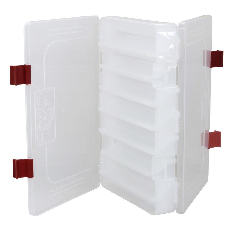 Estojo para Iscas EP Fishing Duplo Transparente (16 divisórias)