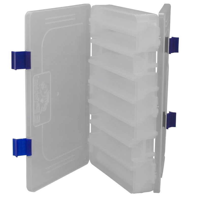 Estojo para Iscas EP Fishing Duplo Transparente (16 divisórias)