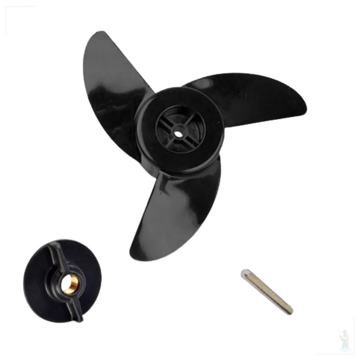 Hélice 3 Pás Marine Motor Elétrico Phantom 44 54Lbs Resistente