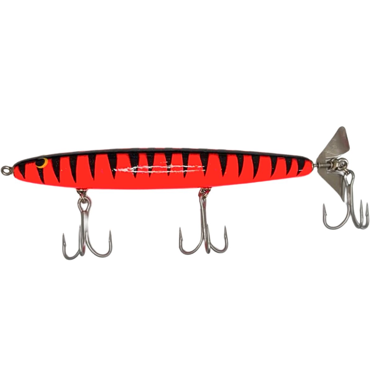 Isca Artificial De Hélice High Roller Rip Roller 6.25 Madeira Para Tucunaré Açu