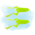 Isca Artificial Monster 3x X-frog Soft Cartela Com 2 Unidades