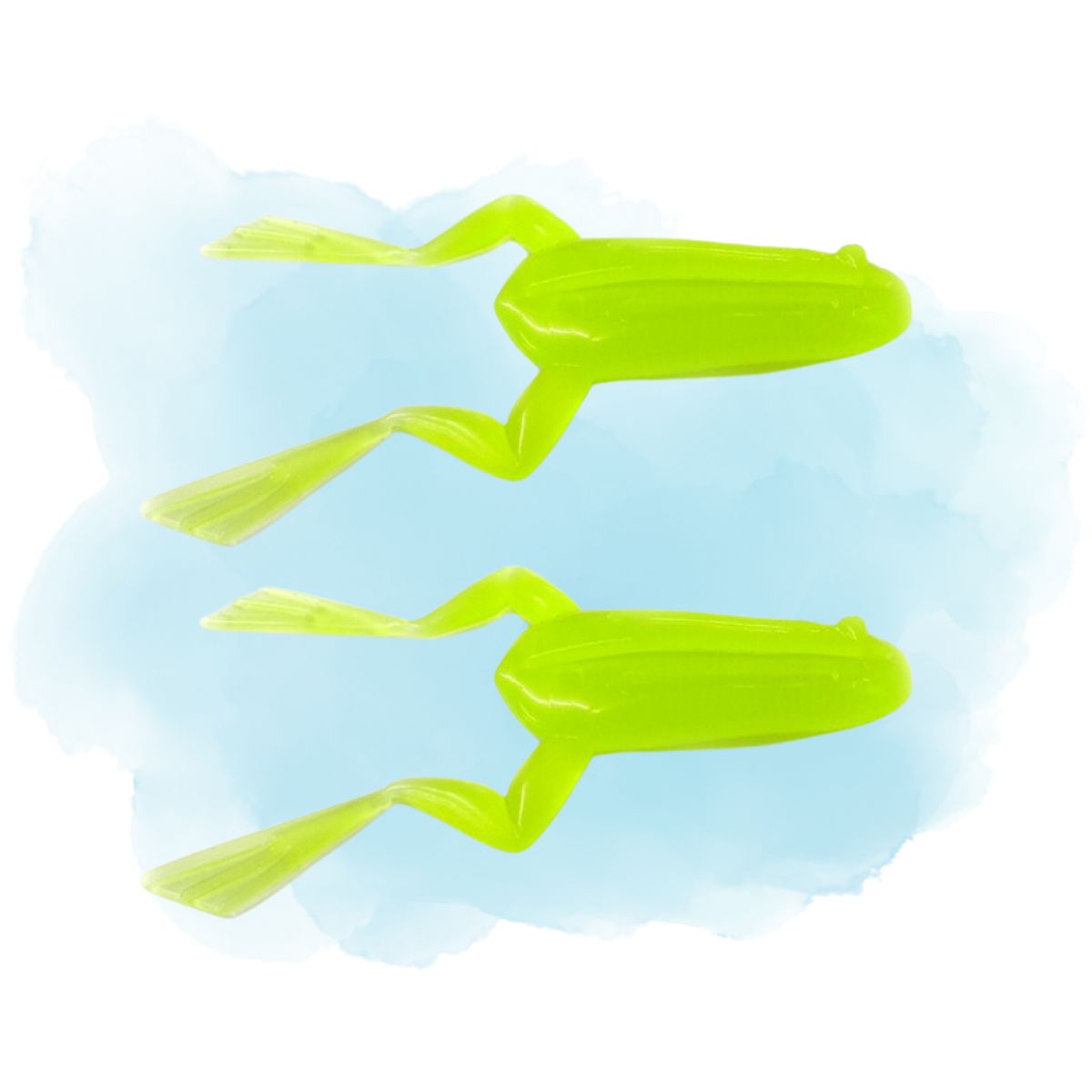 Isca Artificial Monster 3x X-frog Soft Cartela Com 2 Unidades