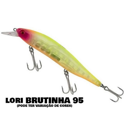 Kit 6 Iscas Lori para Pesca Tucunarés Azuis e Amarelos