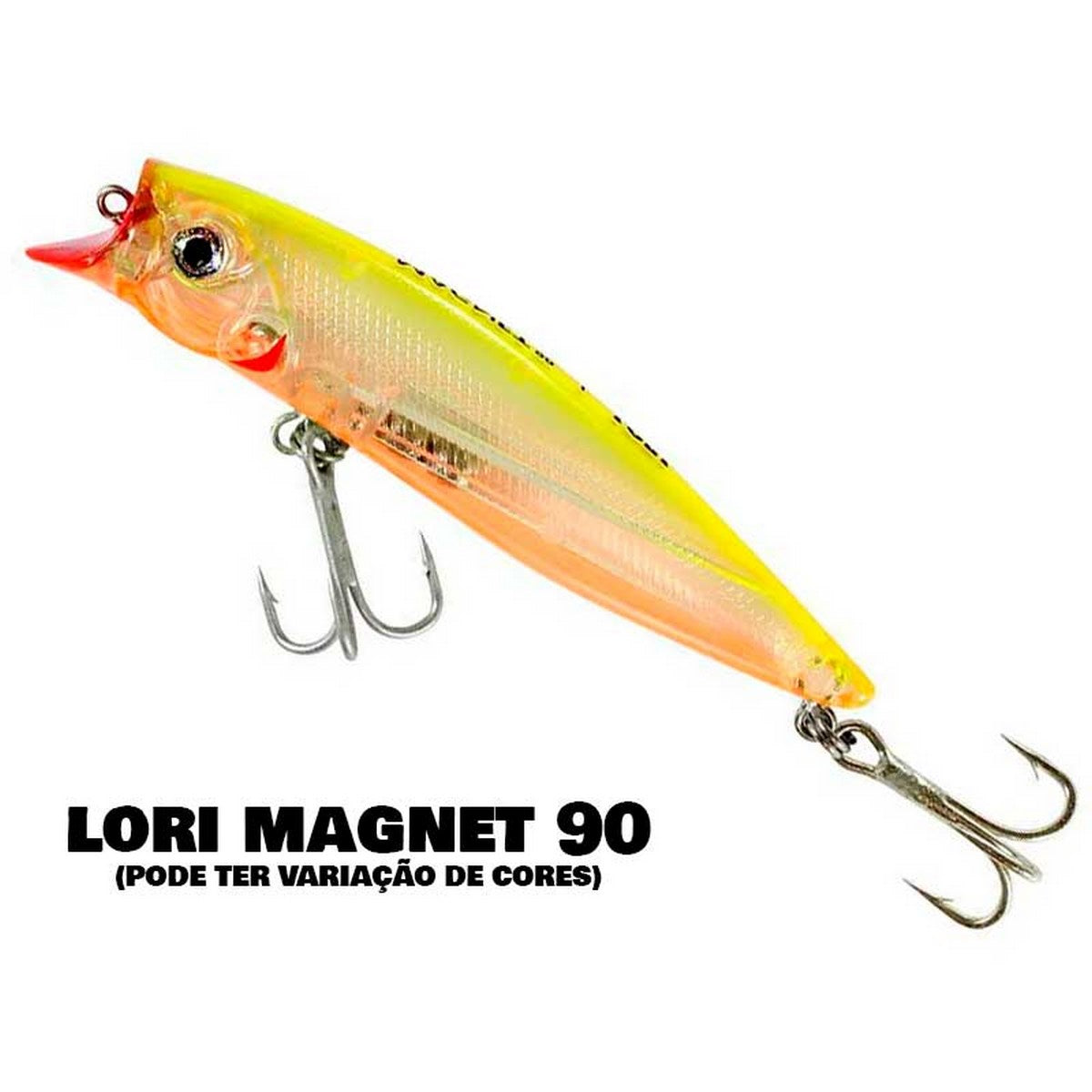 Kit 6 Iscas Lori para Pesca Tucunarés Azuis e Amarelos