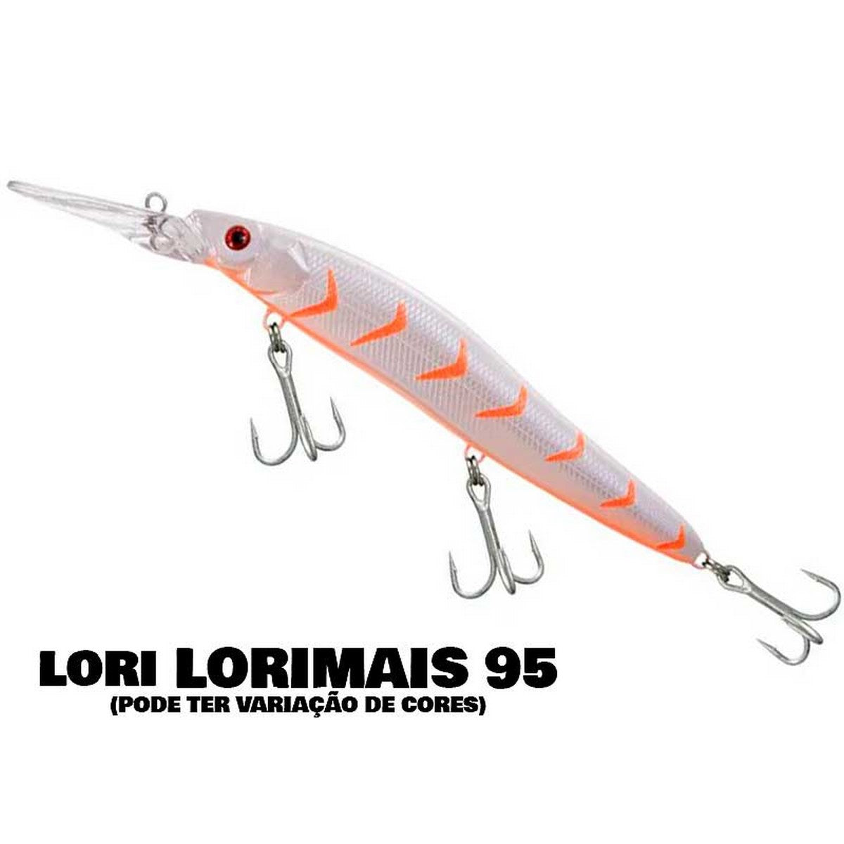 Kit 6 Iscas Lori para Pesca Tucunarés Azuis e Amarelos