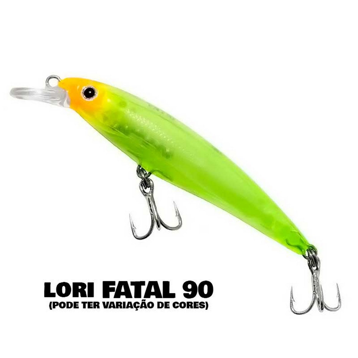 Kit 6 Iscas Lori para Pesca Tucunarés Azuis e Amarelos
