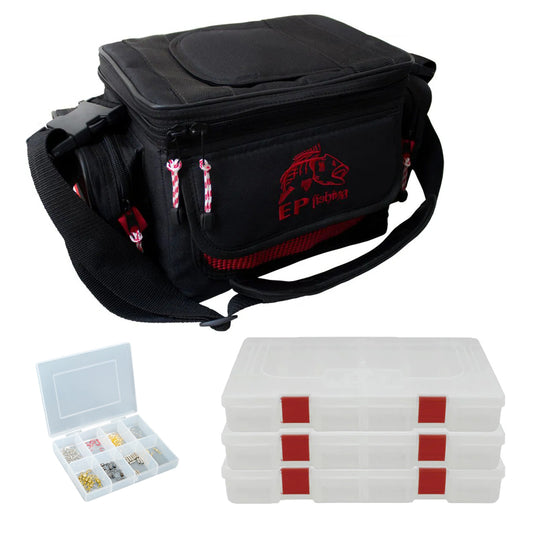 Kit Bolsa EP Fishing Strong P (3 Estojos + Porta Snap)